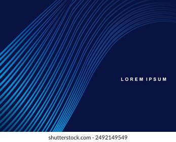 Futuristische blaue Hintergrund digitale Technologie, Cyber-Nano-Information, abstrakte Kommunikation, zukünftige Technologie Dateninnovation, Internet-Netzwerk-Geschwindigkeit Verbindung.