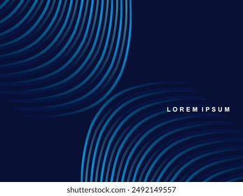 Futuristic blue background digital technology, cyber nano information, abstract communication, future technology data innovation, internet network speed connection.
