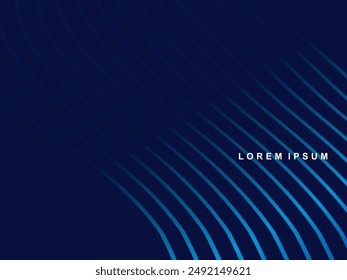 Tecnología digital de fondo azul futurista, información nano cibernética, comunicación abstracta, innovación de datos de tecnología futura, conexión de velocidad de red de Internet.
