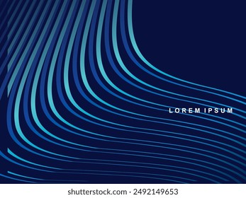 Tecnología digital de fondo azul futurista, información nano cibernética, comunicación abstracta, innovación de datos de tecnología futura, conexión de velocidad de red de Internet.