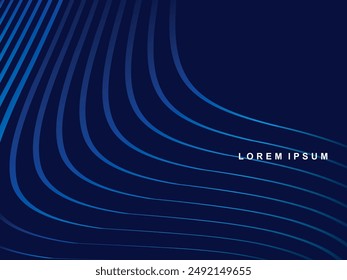 Futuristische blaue Hintergrund digitale Technologie, Cyber-Nano-Information, abstrakte Kommunikation, zukünftige Technologie Dateninnovation, Internet-Netzwerk-Geschwindigkeit Verbindung.