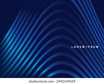 Tecnología digital de fondo azul futurista, información nano cibernética, comunicación abstracta, innovación de datos de tecnología futura, conexión de velocidad de red de Internet.