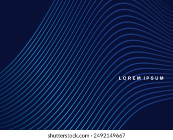 Futuristic blue background digital technology, cyber nano information, abstract communication, future technology data innovation, internet network speed connection.