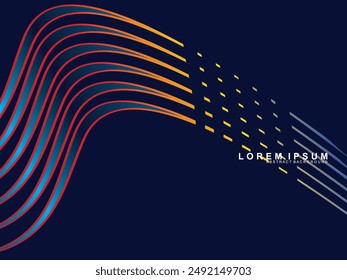 Futuristic blue background digital technology, cyber nano information, abstract communication, future technology data innovation, internet network speed connection.
