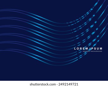Tecnología digital de fondo azul futurista, información nano cibernética, comunicación abstracta, innovación de datos de tecnología futura, conexión de velocidad de red de Internet.