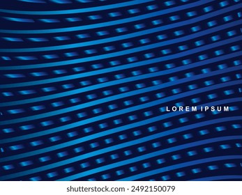 Futuristic blue background digital technology, cyber nano information, abstract communication, future technology data innovation, internet network speed connection.