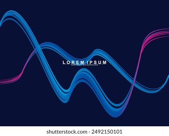 Futuristic blue background digital technology, cyber nano information, abstract communication, future technology data innovation, internet network speed connection.