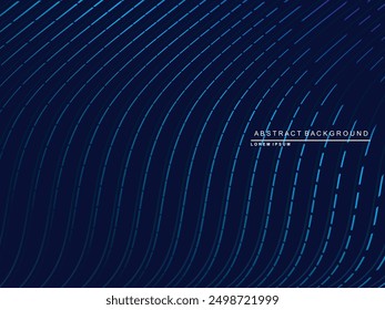 Tecnología digital de fondo azul futurista, información nano cibernética, comunicación abstracta, innovación de datos de tecnología futura, conexión de velocidad de red de Internet.