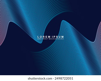 Futuristic blue background digital technology, cyber nano information, abstract communication, future technology data innovation, internet network speed connection.
