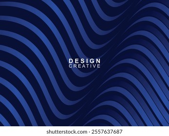 Futuristic blue background digital technology, cyber nano information, abstract communication, future technology data innovation, internet network speed connection. Curved blue background.