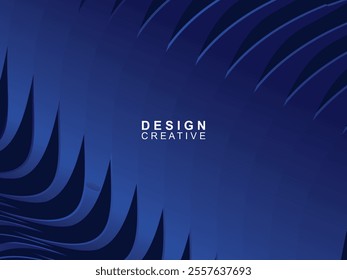 Futuristic blue background digital technology, cyber nano information, abstract communication, future technology data innovation, internet network speed connection. Curved blue background.