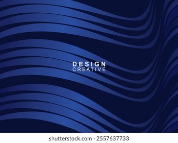 Futuristic blue background digital technology, cyber nano information, abstract communication, future technology data innovation, internet network speed connection. Curved blue background.