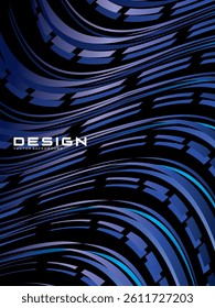 Futuristic blue background digital technology, cyber nano information, abstract communication, future technology data innovation, internet network connection, perfect for posters, advertising, etc.