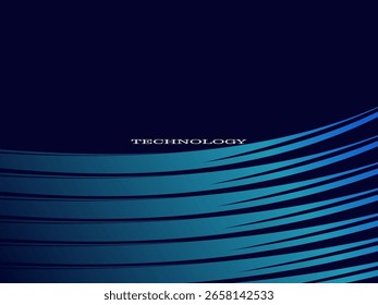 Tecnología digital de fondo azul futurista, información nano cibernética, comunicación abstracta, innovación de datos de tecnología futura, conexión de velocidad de red de Internet.