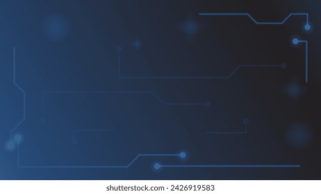 Futuristic blue background with technology, vector illustration. suitable for banners, promotions, presentations, etc.