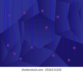  Futuristic Blue Circuit Board Design Background with Glowing Tech Lines and Abstract Digital Pattern for Technology, Electronics, and Innovation Themes