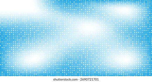 futuristic blue close-up dotted abstract mesh of blue textured. art background