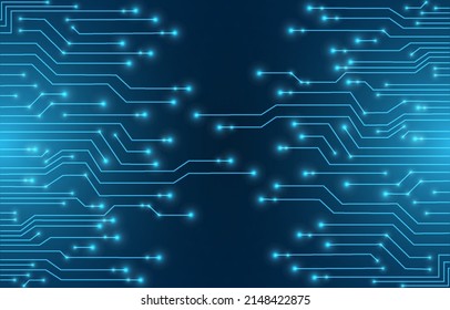 Futuristic blue color background design