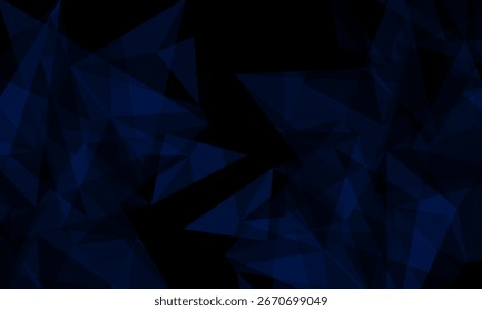 Fundo cristalino azul futurista com efeito de vidro quebrado Modelo Premium para Web Design Banner Poster Gaming Technology Professional Digital Layout