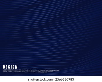Futuristic blue digital technology background, nano cyber information, abstract communication, future technology data innovation, internet network speed connection. Editable strokes.