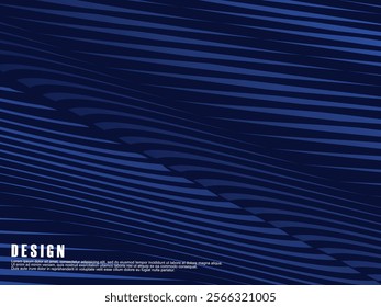 Futuristic blue digital technology background, nano cyber information, abstract communication, future technology data innovation, internet network speed connection. Editable strokes.