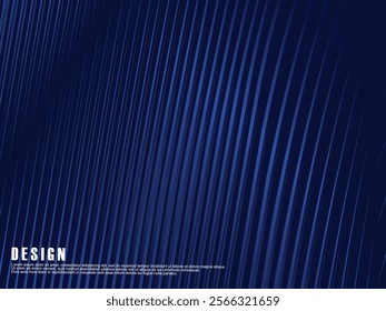 Futuristic blue digital technology background, nano cyber information, abstract communication, future technology data innovation, internet network speed connection. Editable strokes.
