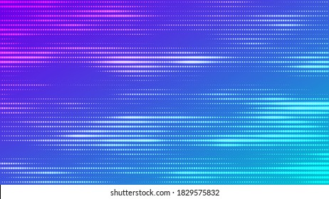 Futuristic blue dots background. Cyber background with particles of different sizes. Technology particles illustration.