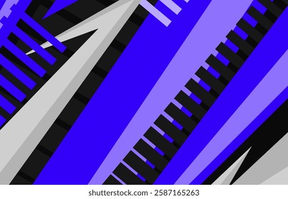 futuristic blue geometric background with sharp shapes, modern and futuristic theme	