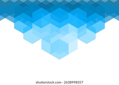 Futuristic Blue Geometric Mosaic Background