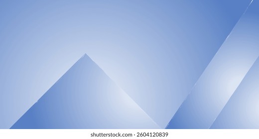 Futuristic Blue Gradient Abstract Background with Geometric Shapes