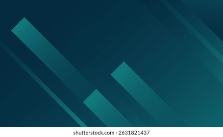 fundo azul e verde futurista. Onda sonora dinâmica. Elemento de design. Ilustração vetorial