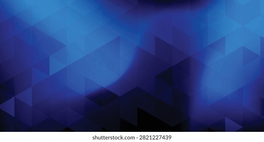 Futuristic blue low poly background, abstract geometric rumpled triangular style. vector illustration graphic design background template.