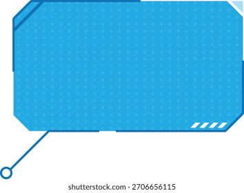 Fundo de interface digital azul e laranja futurista.