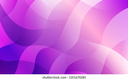 Futuristic Blue Purple Color Design Geometric Wave Shape. For Elegant Pattern Cover Book. Vector Illustration with Color Gradient