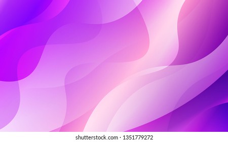 Futuristic Blue Purple Color Design Geometric Wave Shape. For Elegant Pattern Cover Book. Vector Illustration with Color Gradient