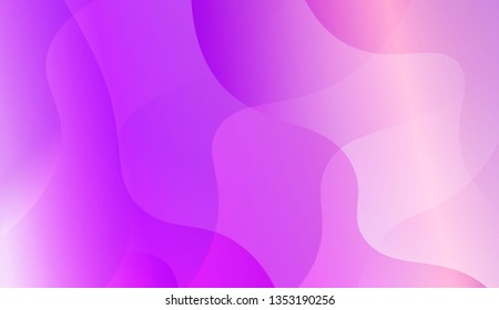 Futuristic Blue Purple Color Design Geometric Wave Shape. For Elegant Pattern Cover Book. Vector Illustration with Color Gradient