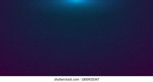 Futuristic blue purple gradient digital background. Backdrop in a cyberpunk style with Glow from above. Design for banner, web, poster, brochure, flyer and card. Vector