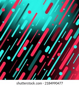 "Futuristic blue red gradient vector black background contrast color border digital dynamic elegant technology web poster card template  service