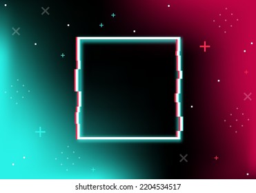 "Futuristic blue red gradient vector black background  service