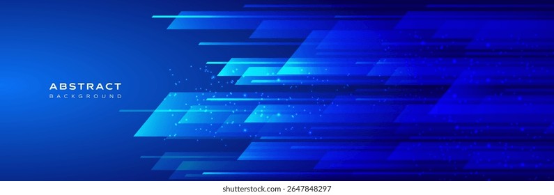 Fundo de tecnologia azul futurista. conceito digital. website, cartaz, capa, folheto, brochura, banner, apresentação