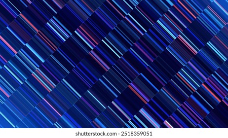 Futuristic Blueprint of Life Prueba de secuencia de ADN Visualización en el reino de la Tecnología. Journey into Genetics Ilustración vectorial de prueba de secuencia dinámica de ADN para Ciencia. Bolso azul técnico.