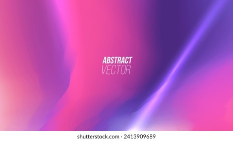 Fondo futurista borroso con gradientes de colores brillantes para el diseño gráfico creativo. Ilustración vectorial.