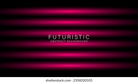 Futuristic blurred background with pink light. horizontal background. Vector illustration