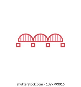 Futuristic bridge architecture 