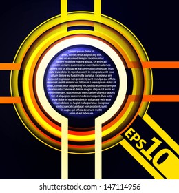 Futuristic brochure design
