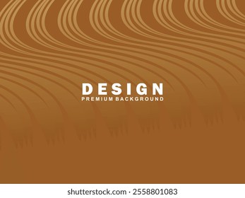 Futuristic brown lines abstract background. Geometric brown lines form abstract vector background. Brown modern background.	