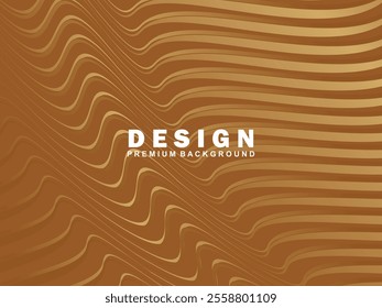 Futuristic brown lines abstract background. Geometric brown lines form abstract vector background. Brown modern background.	