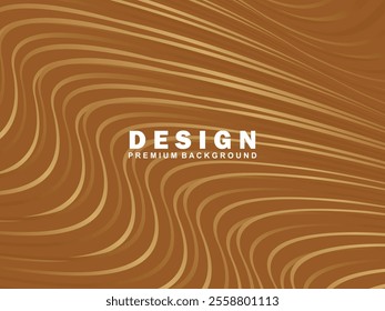 Futuristic brown lines abstract background. Geometric brown lines form abstract vector background. Brown modern background.	