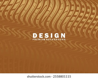 Futuristic brown lines abstract background. Geometric brown lines form abstract vector background. Brown modern background.	