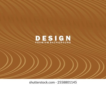 Futuristic brown lines abstract background. Geometric brown lines form abstract vector background. Brown modern background.	